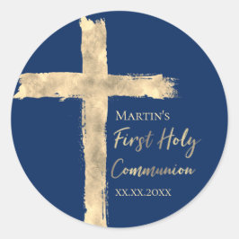 Eerste Heilige Communie Ronde Sticker