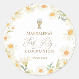 Eerste Heilige Communie Ronde Sticker