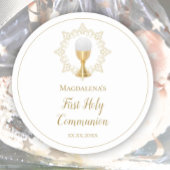 Eerste Heilige Communie Ronde Sticker