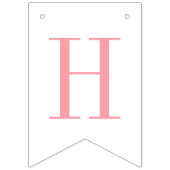 Eerste Heilige Communie Roze Goud Viering Vlaggetjes (Tweede vlag)