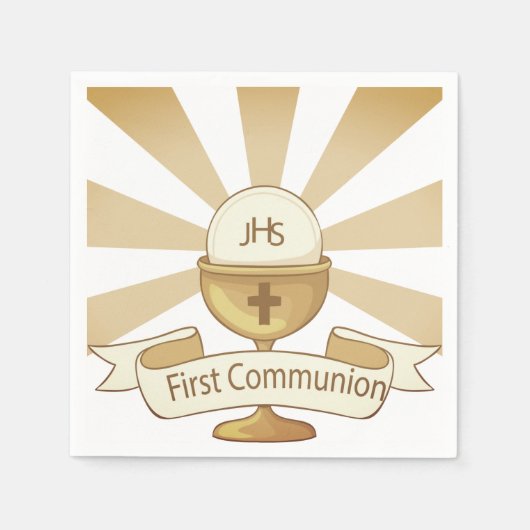 Eerste Heilige Communie Servet (Voorkant)