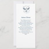 Eerste Heilige Communie souvenir en gebedskaart (Achterkant)