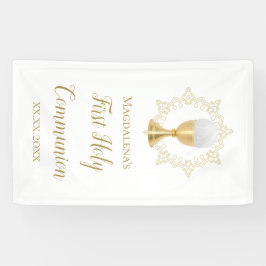 Eerste Heilige Communie Spandoek