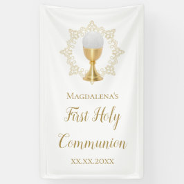 Eerste Heilige Communie Spandoek