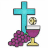 Eerste Heilige Communie Sticker (Voorkant)