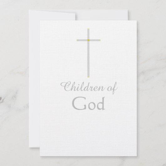 Eerste Heilige Communie Tripletten Goud Blauw Roze Kaart (Achterkant)