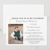 Eerste Heilige Communie Uitnodiging (Voorkant / Achterkant)