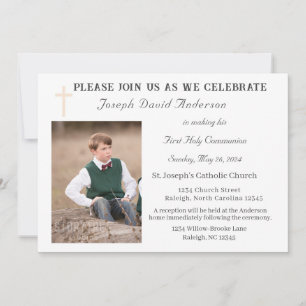 Eerste Heilige Communie Uitnodiging