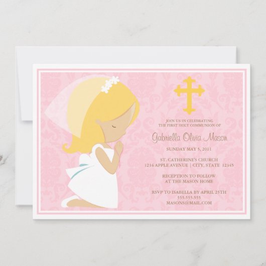 Eerste Heilige Communie | Uitnodiging (Voorkant)
