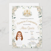 Eerste Heilige Communie Uitnodiging (Voorkant / Achterkant)