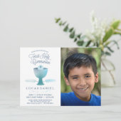 Eerste Heilige Communie Uitnodiging - Afbeelding,  (Staand voorkant)