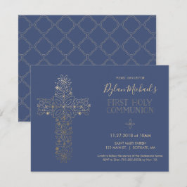 Eerste Heilige Communie Uitnodiging, Communie Uitn Kaart