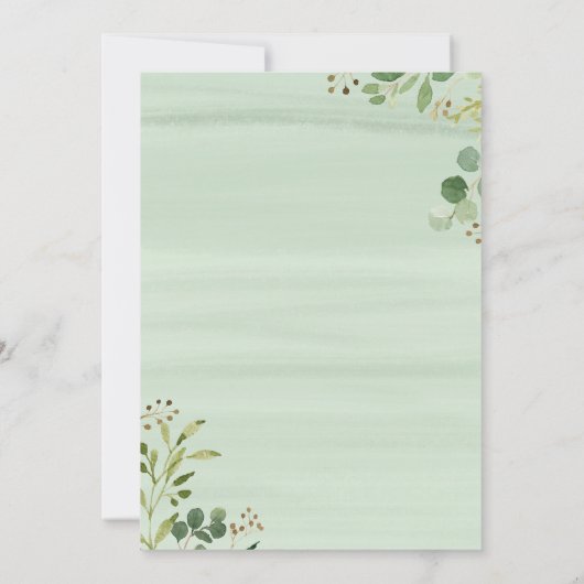 Eerste Heilige Communie Uitnodiging Jongen (Achterkant)