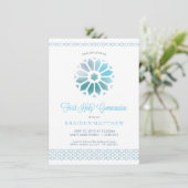 Eerste Heilige Communie Uitnodiging Jongens Trendy (Staand voorkant)