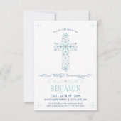 Eerste Heilige Communie Uitnodiging, Kleine Jongen Kaart (Voorkant)