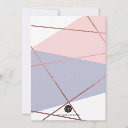 Eerste Heilige Communie Uitnodiging Meisje, Roos G (Achterkant)