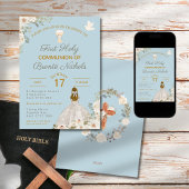 Eerste Heilige Communie Uitnodigingen Boho Chalice