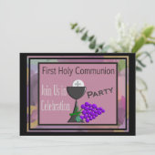 Eerste Heilige Communie Uitnodigingen Klokkengasth (Staand voorkant)