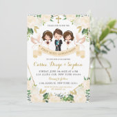 Eerste Heilige Communie van het Spaanse sibling Bo Kaart (Staand voorkant)