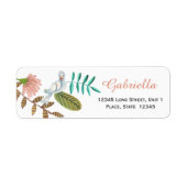 Eerste Heilige Communie Vogel | Retouradres Labels (Voorkant)