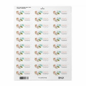 Eerste Heilige Communie Vogel | Retouradres Labels (Full Sheet)