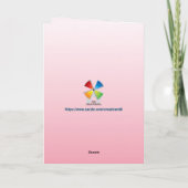 Eerste Heilige Communie voor Little Twin wenskaart Kaart (Achterkant)