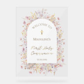 Eerste Heilige Communie welkom Acryl Bord (Voorkant)