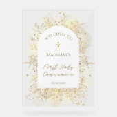 Eerste Heilige Communie welkom Acryl Bord (Voorkant)