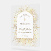 Eerste Heilige Communie welkom Acryl Bord (Hoek)