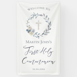 Eerste Heilige Communie welkom Spandoek