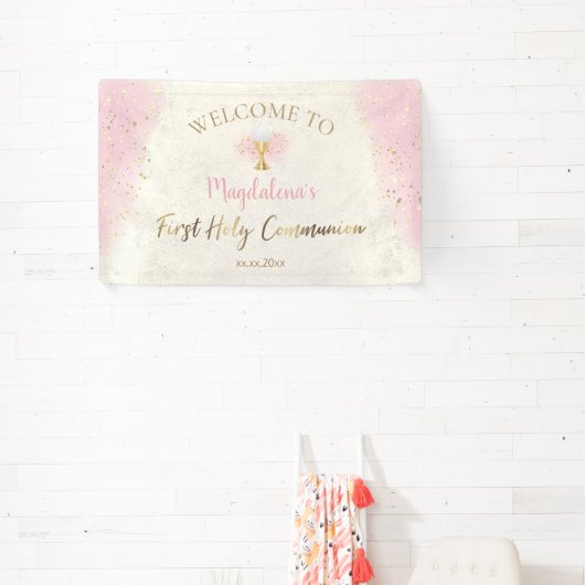 Eerste Heilige Communie welkom Spandoek (Insitu)