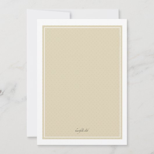 Eerste Heilige Communie zegening uitnodiging (Achterkant)