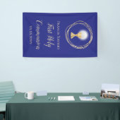 Eerste Heilige Communieblauwe banner (Beurs)