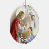 Eerste Heilige Communiejongen Keramisch Ornament (Rechts)