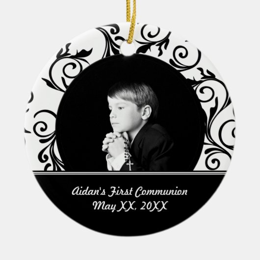 Eerste Heilige Communieornament Keramisch Ornament (Voorkant)