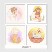 Eerste Heilige Communiesetsticker Sticker (Vel)