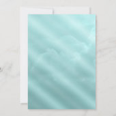 Eerste heilige communiqué blauwe religie kaart (Achterkant)