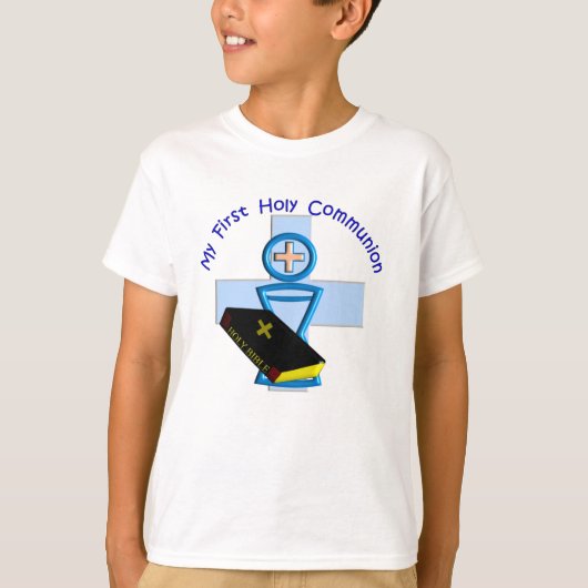 Eerste heilige communiqués voor kinderen t-shirt (Voorkant)