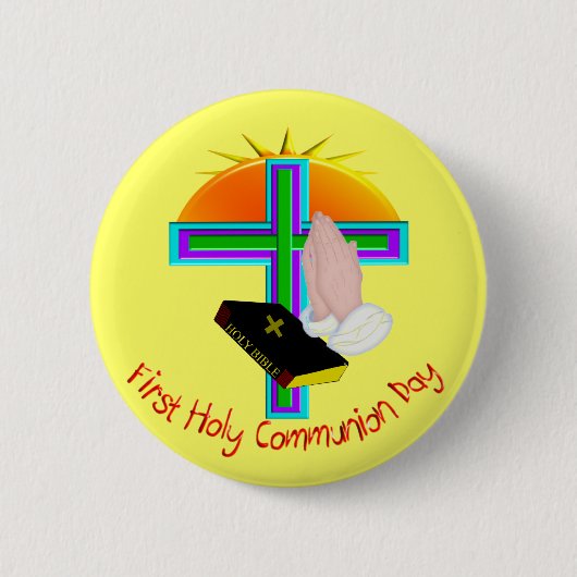 Eerste Heilige Communistische Dag Gifts Ronde Button 5,7 Cm (Voorkant)