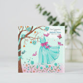 Eerste Heilige Communistische Dress | Uitnodigings Kaart (Staand voorkant)