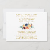 Eerste Heilige Communistische Foto Gemengde Floral Kaart (Achterkant)