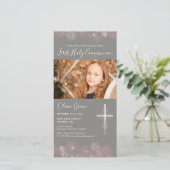 Eerste Heilige Communistische Fotokaart Uitnodigin (Staand voorkant)