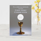 Eerste Heilige Communistische Kaart Godparent aan (Gele Bloem)