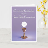 Eerste Heilige Communistische Kaart Godparent aan  (Gele Bloem)