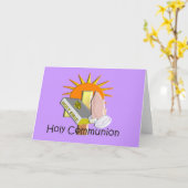 Eerste Heilige Communistische Kinder Gifts Kaart (Gele Bloem)