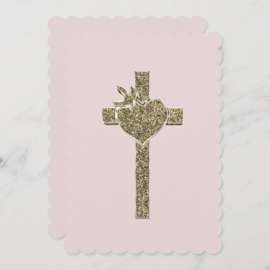 Eerste Heilige Communistische Kruis met Dove en He Kaart (Voorkant / Achterkant)