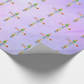 Eerste Heilige Communistische Kruissymbolen Verpak Cadeaupapier (Hoek)