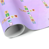 Eerste Heilige Communistische Kruissymbolen Verpak Cadeaupapier (Rol Hoek)