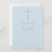 Eerste Heilige Communistische Kruiszoon Blauwe Gri Kaart (Achterkant)