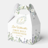 Eerste Heilige Communistische Laurel Garland Gold  Bedankdoosjes (Voorkant Zijde)